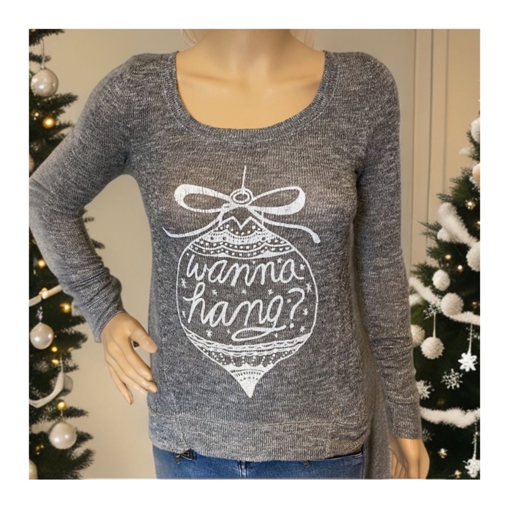 Aeropostale Wanna Hang Holiday Sweater